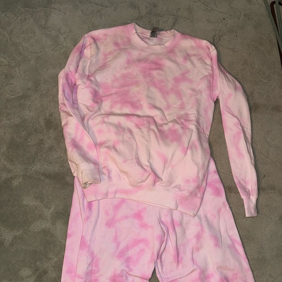 Tie dye matching sweat set - Picture 4 of 4